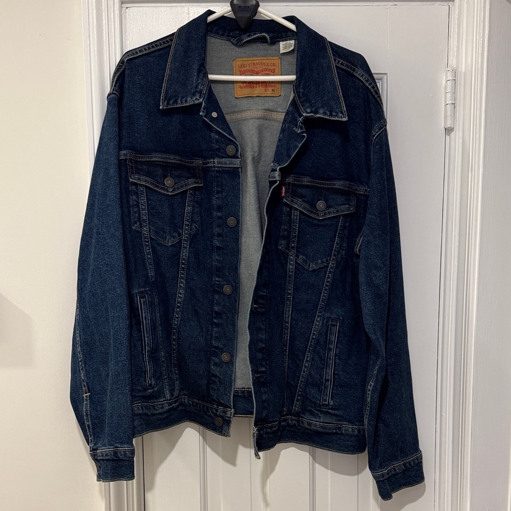 Levi's Men's Dark Blue Denim Jacket
